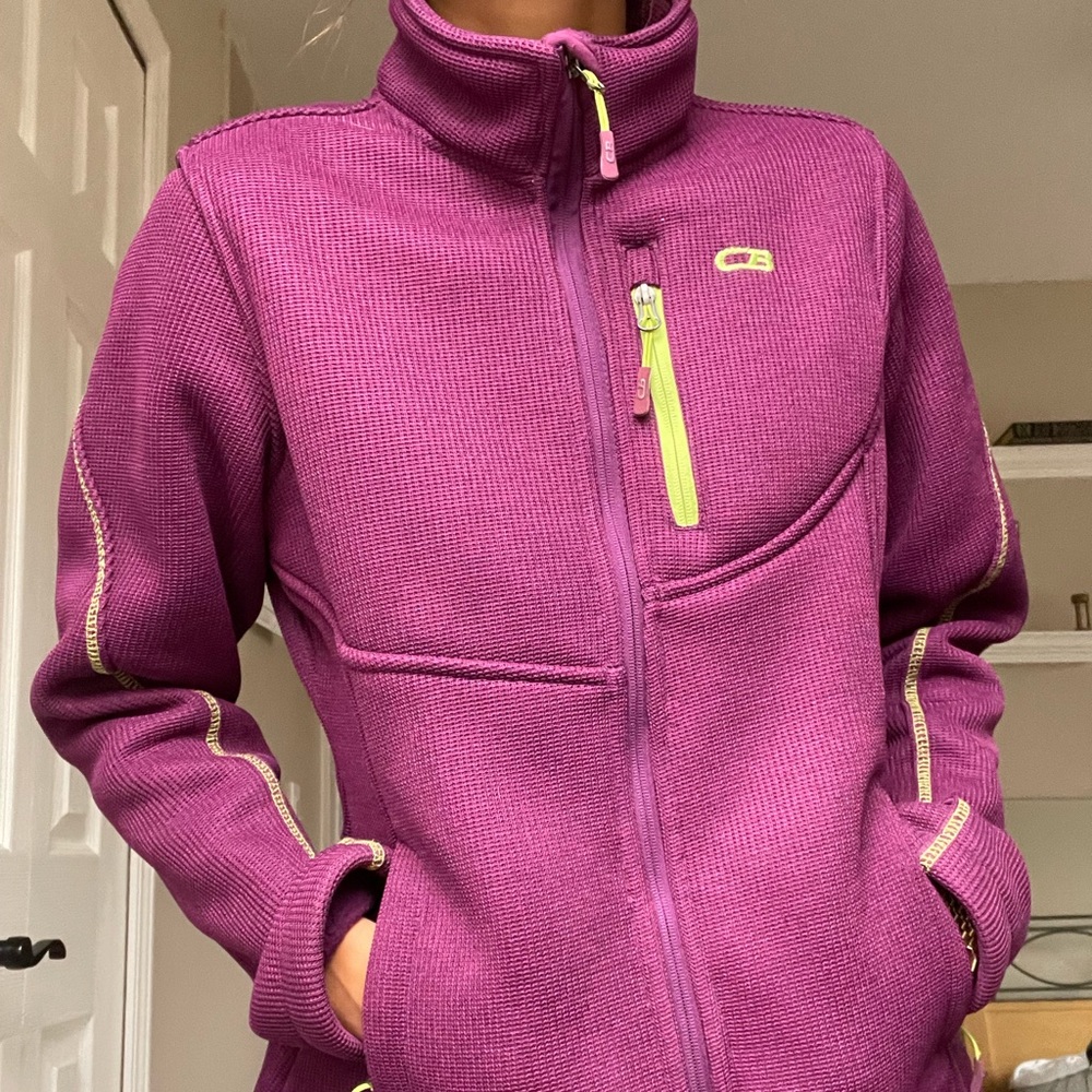 CB sports Women Ful Zip Mid-Weight Winter Jacket